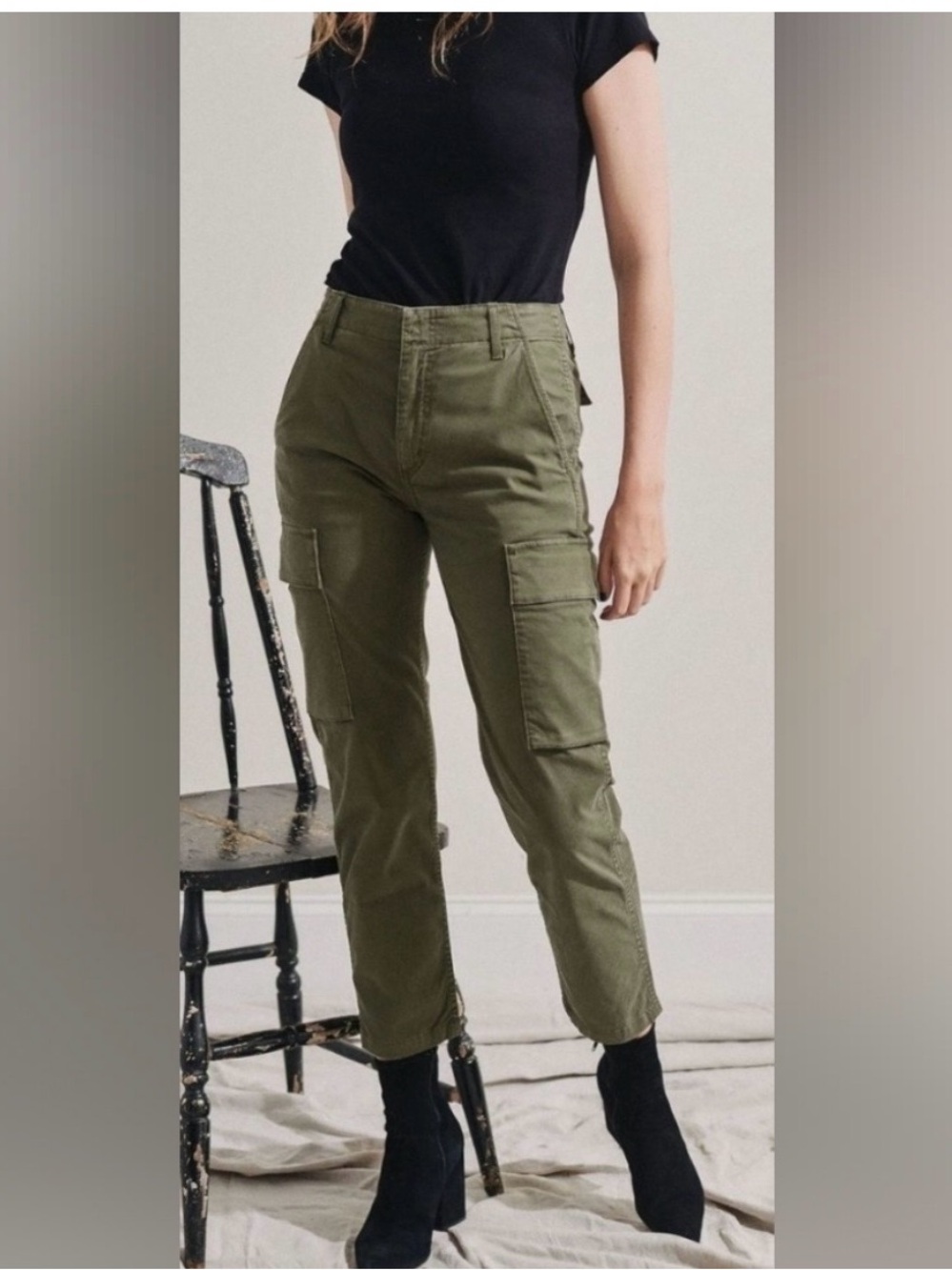 Citizens Of Humanity Olive Green Cargo Pants